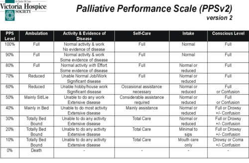 Pps Score Chart